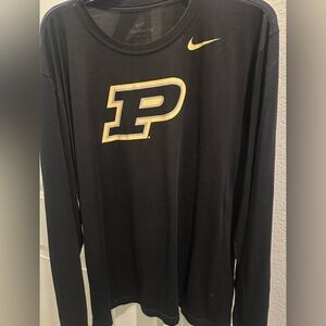 Men's Nike long sleeve Purdue shirt